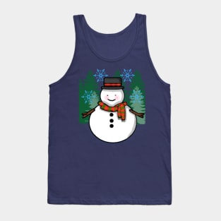 Snow Man Tank Top